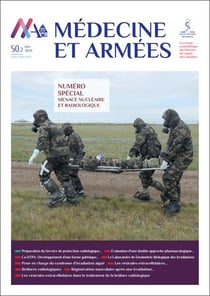 Revue medecine et armees - medecine et armees vol.50 no.2 - menace nucleaire et radiologique