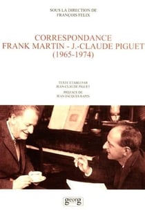 Franck martin  piguet correspondances