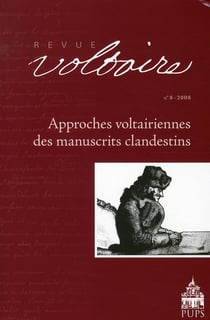 Revue Voltaire n.8 : 2008 - approches voltairiennes des manuscrits clandestins