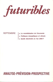 Futuribles 135, septembre 1989. La mondialisation de l'économie : Politiques énergétiques et climats