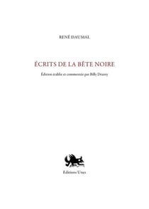 Écrits de la bête noire