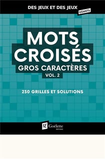 Mots croisés gros caractères Tome 2