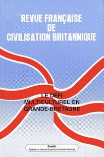 Revue française de civilisation britannique vol XIV automne 2007