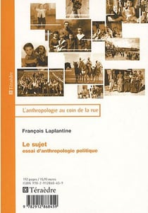 Le sujet essai d'anthropologie politique