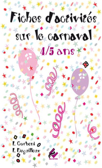 Fiches d'activités sur le carnaval 4/5 ans