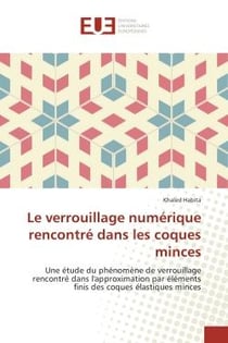 Le verrouillage numerique rencontre dans les coques minces : Une etude du phenomène de verrouillage rencontre dans l'approximation par elements finis des coques