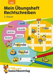 Deutsch - t452 - mein ubungsheft rechtschreiben 2. klasse - deutsch: aufgaben mit losungen - wiederh