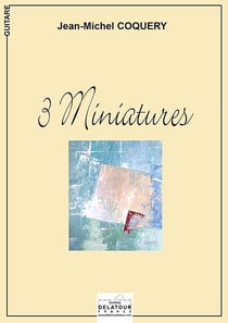 3 miniatures pour guitare
