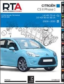 Revue technique automobile n.841 : C3 II (A51) phase 1 5P 2009-11->2013-02