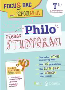 Philo, fiches studygram - terminale, voies générale et technologique