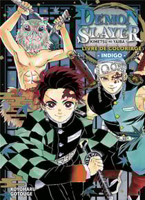 Demon slayer : livre de coloriage : indigo