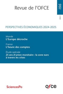 Revue de l'OFCE N° 186 (2024/3) : Perspectives économiques 2024-2025