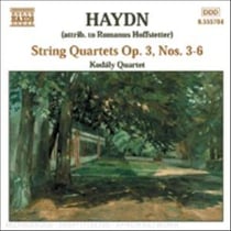 Haydn/quatuor a cordes op.3
