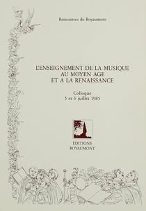 Enseignement d.musique moyen age