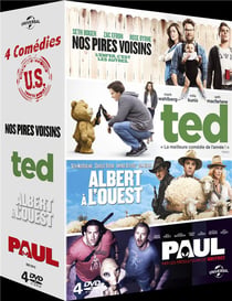 4 comédies U.S.: Nos pires voisins + Ted + Albert à l'ouest + Paul
