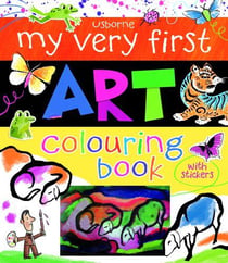 My very first art colouring book
