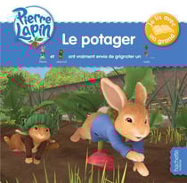 Pierre lapin - je lis avec un grand - le potager