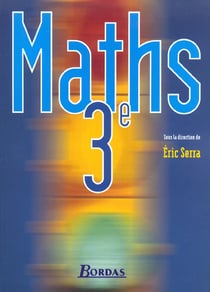 Maths 3e 2003 (EDITION 2003)