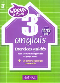Tu peux le faire anglais 3e