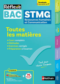 Réflexe Bac : STMG spécialité Ressources humaines et Communication - Toutes les matières - Terminale + Spécialités de 1re (édition 2025)