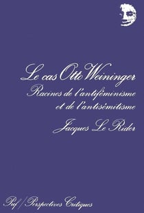 Le cas Otto Weininger