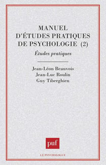 Manuel d'études pratiques de psychologie
