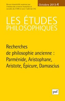 études philosophiques 2013, n° 4