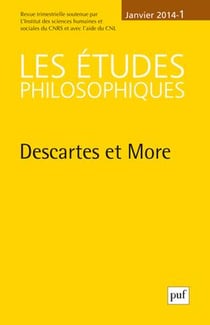 Revue Les études philosophiques n.2014/1 : Descartes et More