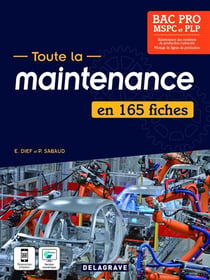 Toute la maintenance en 165 fiches : manuel de l'élève (édition 2022)