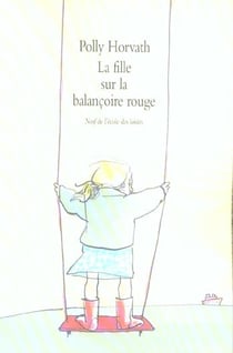 Fille sur une balancoire rouge (la)