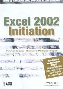 Excel 2002 initiation. guide de formation avec exercices et cas pratiques