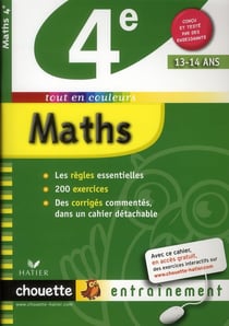 Chouette entraînement : maths - 4ème (édition 2010)