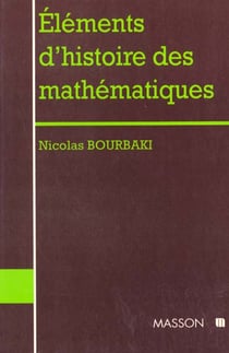 Elements d'histoire des mathematiques