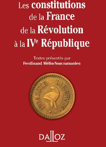 CONSTI. FRANCE DE REVOLUTION A IV REPUBLIQUE