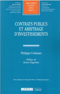 Contrats publics et arbitrage d'investissements