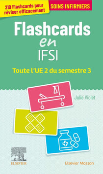 Flashcards en IFSI - toute l'UE 2 du semestre 3 - entraînement intensif