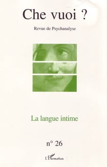 Revue che vuoi Tome 26 : la langue intime