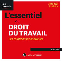 L'essentiel du droit du travail : les relations individuelles (édition 2023/2024)