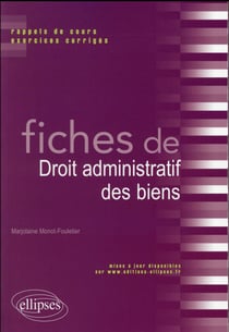 Fiches De Droit Administratif Des Biens