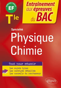 Spécialité physique-chimie : terminale - EF épreuves finales