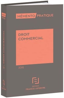 MEMENTO DROIT COMMERCIAL 2015