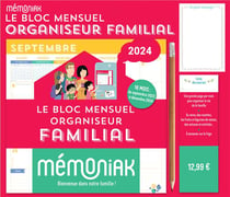 Mémoniak : 52 listes de courses Mémoniak - bloc aimanté à compléter -  Éditions 365