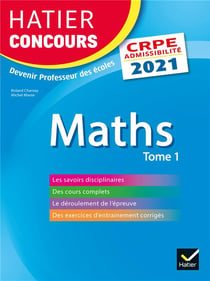Mathematiques tome 1 - crpe 2021 - epreuve ecrite d'admissibilite