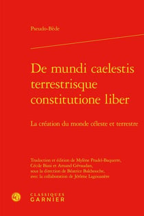 De mundi caelestis terrestrisque constitutione liber - la création du monde célestre et terrestre