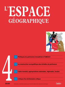 L'ESPACE GEOGRAPHIQUE n.4