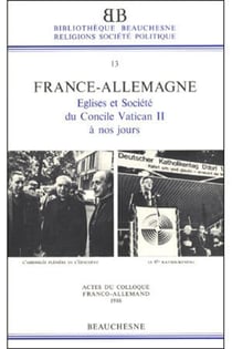 BB n°13 - France-Allemagne - Eglises et Société du Concile Vatican II à nos jours