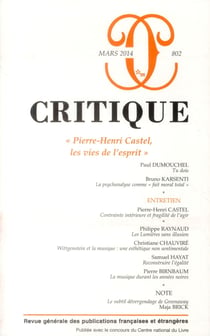 Revue Critique n.802
