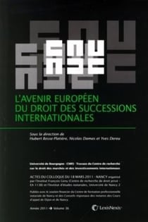 L'avenir européen du droit des successions internationales