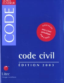 Code civil - edition 2003