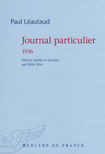 Journal particulier 1936